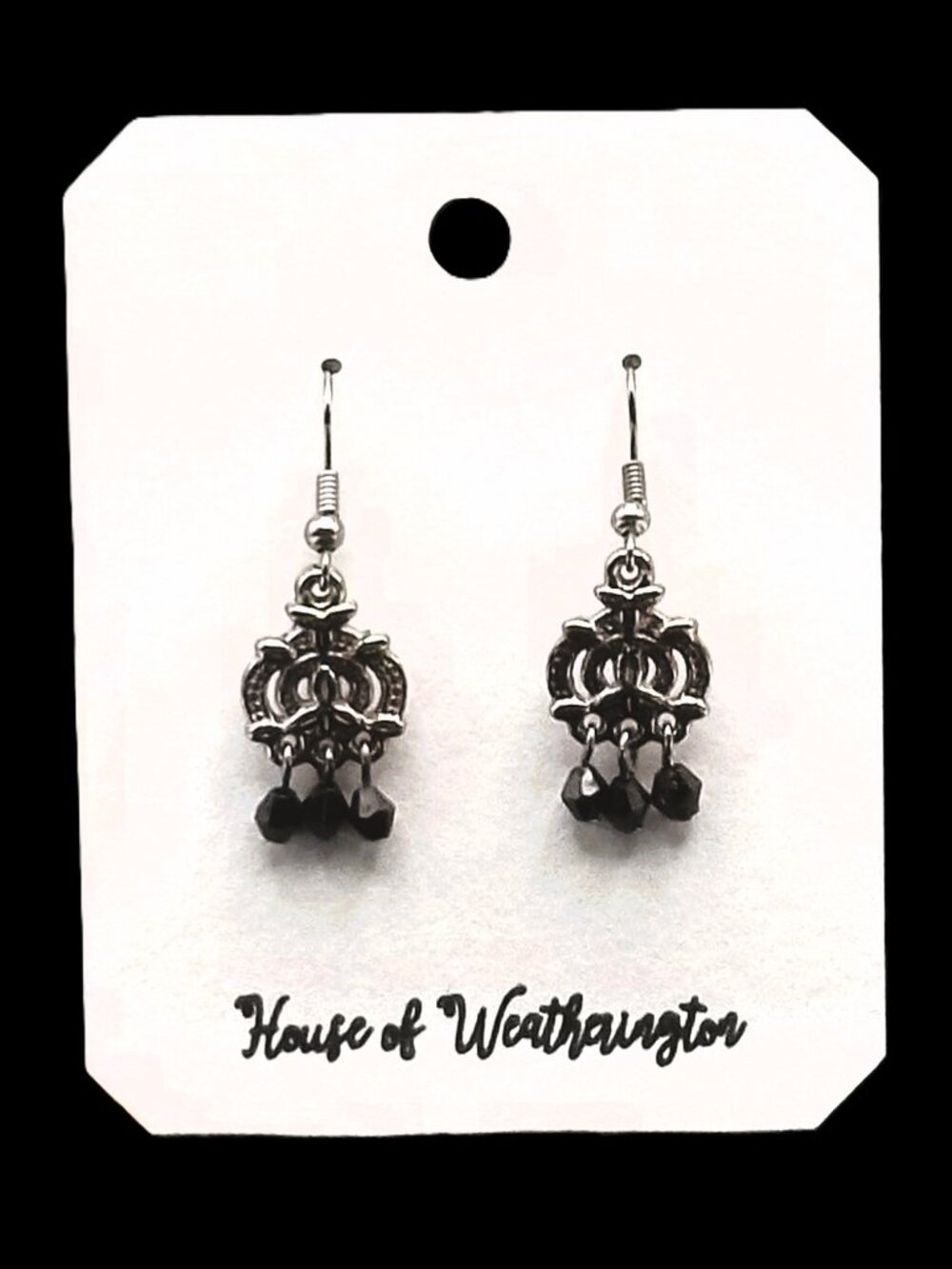 Handcrafted Vintage Inspired Beaded Chandelier Earrings